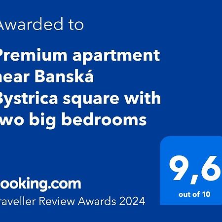 Premium Apartment Near Banska Bystrica Square With Two Big Bedrooms Ngoại thất bức ảnh